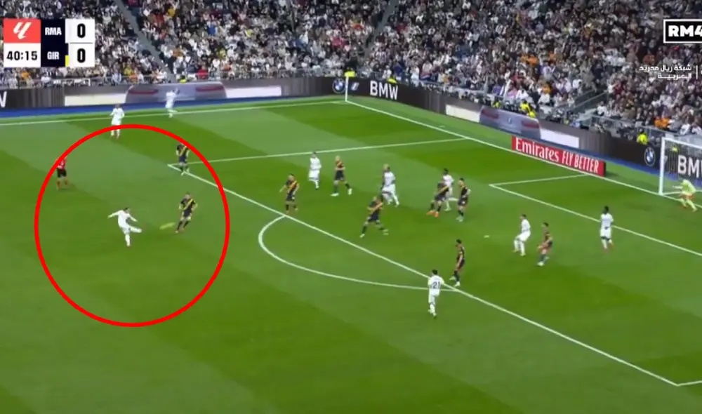 Real Madrid derrota por 1-0 a Girona. Foto: captura de pantalla