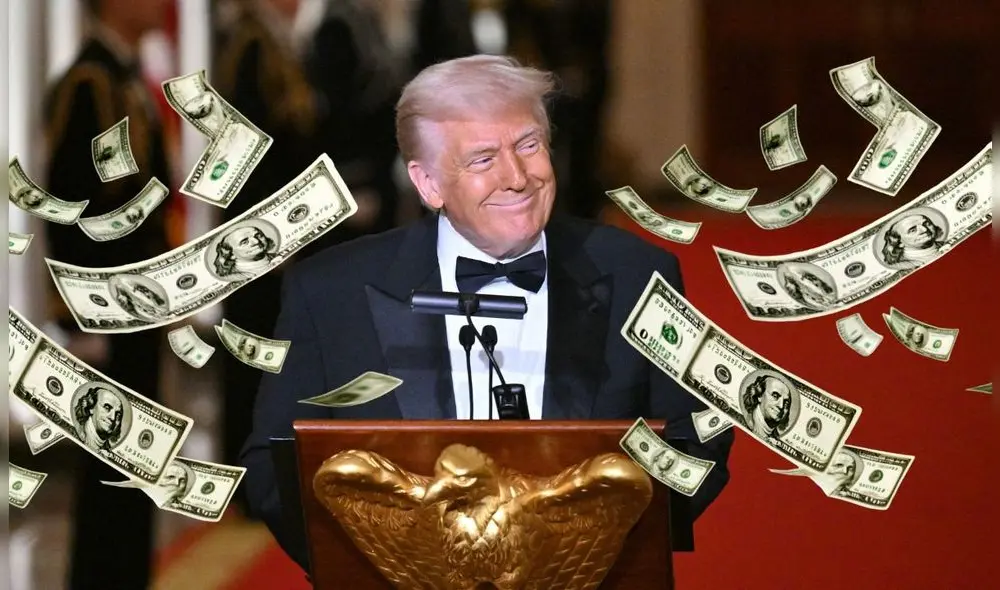 Donald Trump se mostró predispuesto a emitir los cheques de estímulo. Foto: Composición LR/AFP/Freepix