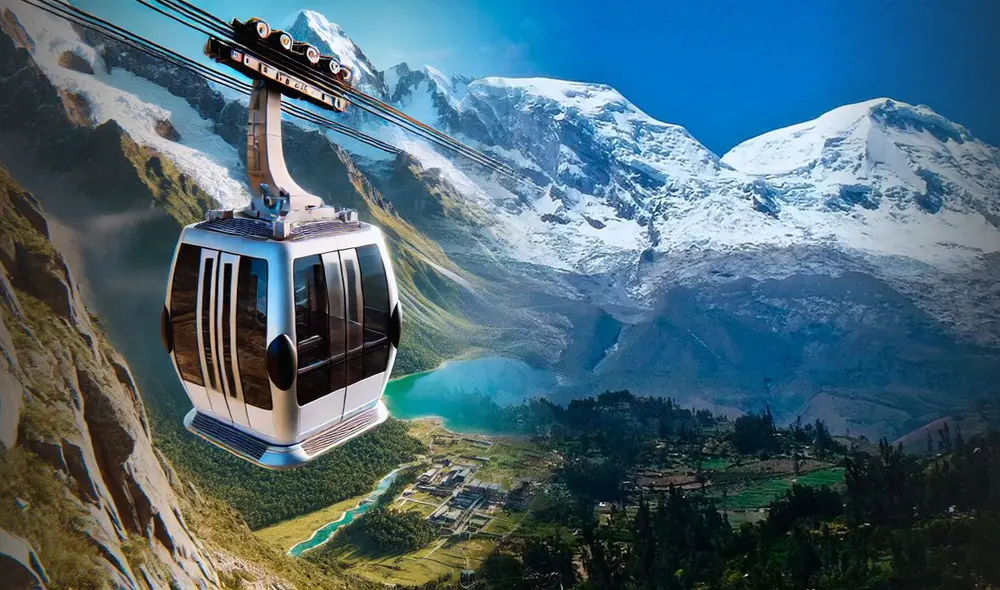 El megaproyecto que construirá un teleférico en el Huascarán, a más de 4.000 metros sobre el nivel del mar: costará US$ 30 millones. Foto: composición LR/DepaseoPerú/ChatGPT. El megaproyecto que construirá un teleférico en el Huascarán, a más de 4.000 metros sobre el nivel del mar: costará US$ 30 millones. Foto: composición LR/DepaseoPerú/ChatGPT.