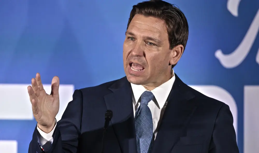 Ron DeSantis reafirmó su voluntad de trabajar con el Gobierno de Trump para intensificar las deportaciones en Florida. Foto: EFE