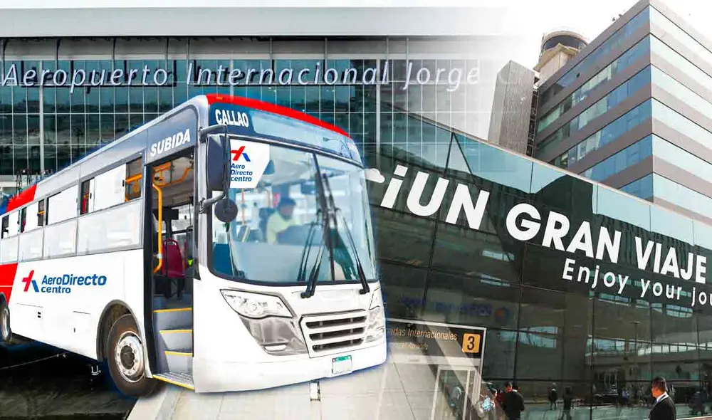 Los buses de Aerodirecto, que se dirigirán hacia el Aeropuerto Jorge Chávez, tendrán capacidad para 45 a 50 pasajeros. Foto: composición LR/Andina Los buses de Aerodirecto, que se dirigirán hacia el Aeropuerto Jorge Chávez, tendrán capacidad para 45 a 50 pasajeros. Foto: composición LR/Andina