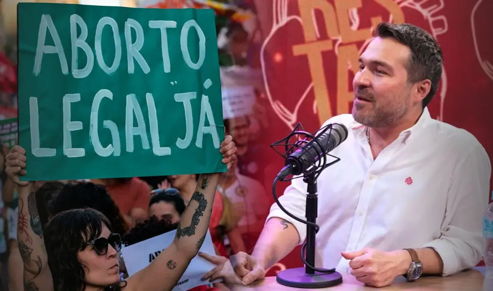 Giacomo Bocchio causa revuelo al rechazar el aborto y redes dicen: "Hay casos en los que es necesario". Foto: Composición LR/CapturaRestaura2/AFP - Nelson Almeida. Giacomo Bocchio causa revuelo al rechazar el aborto y redes dicen: "Hay casos en los que es necesario". Foto: Composición LR/CapturaRestaura2/AFP - Nelson Almeida.