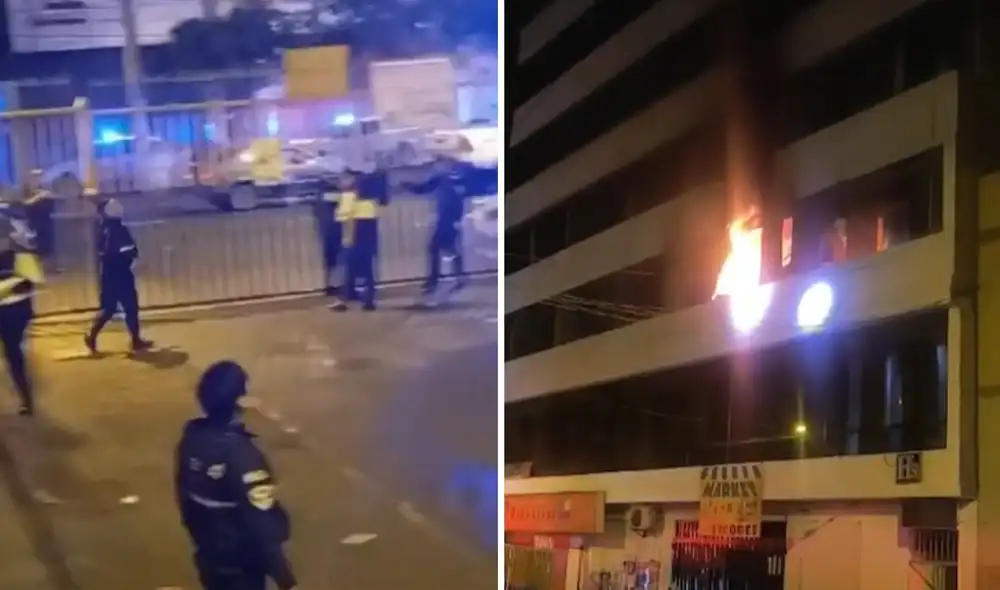 Algunos testigos mencionaron la presencia de sujetos sospechosos antes del siniestro. Foto: captura/panamericana Algunos testigos mencionaron la presencia de sujetos sospechosos antes del siniestro. Foto: captura/panamericana