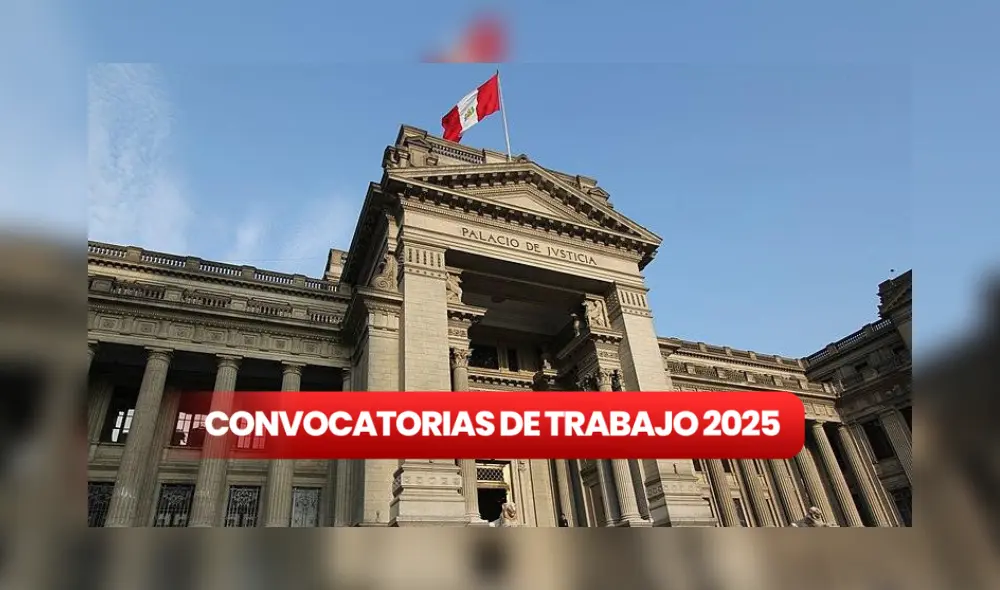 El Poder Judicial ofrece 146 vacantes con sueldos que van desde los S/1.300 hasta los S/7.800. Foto: Composición LR/Poder Judicial El Poder Judicial ofrece 146 vacantes con sueldos que van desde los S/1.300 hasta los S/7.800. Foto: Composición LR/Poder Judicial