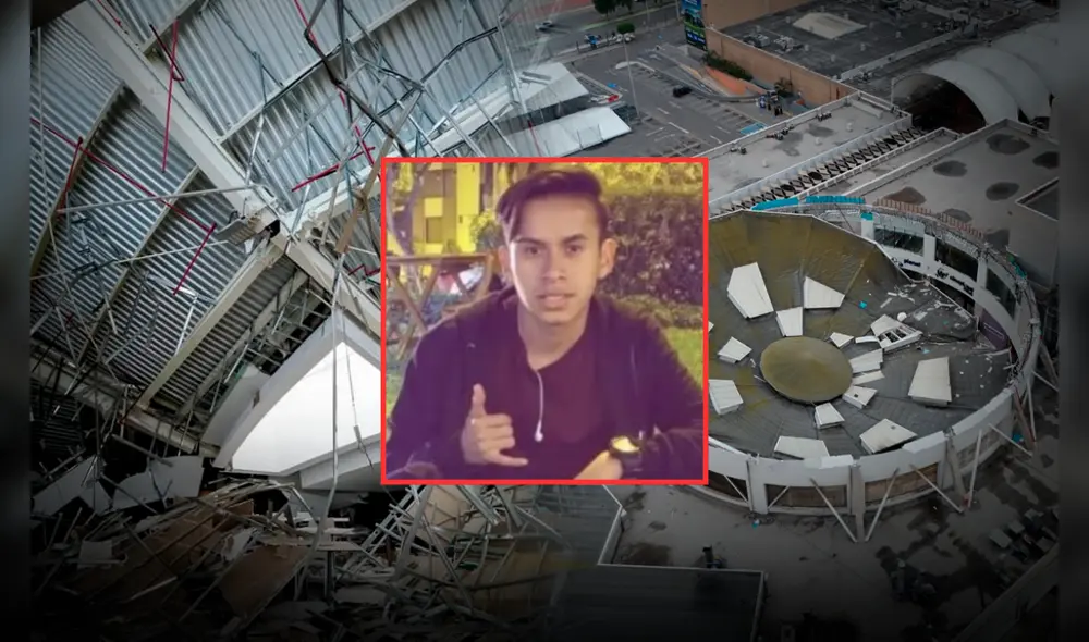 Joven estaba junto a su enamorada cuando el techo del patio de comida cayó sobre decenas de personas. Foto: Difusión Joven estaba junto a su enamorada cuando el techo del patio de comida cayó sobre decenas de personas. Foto: Difusión