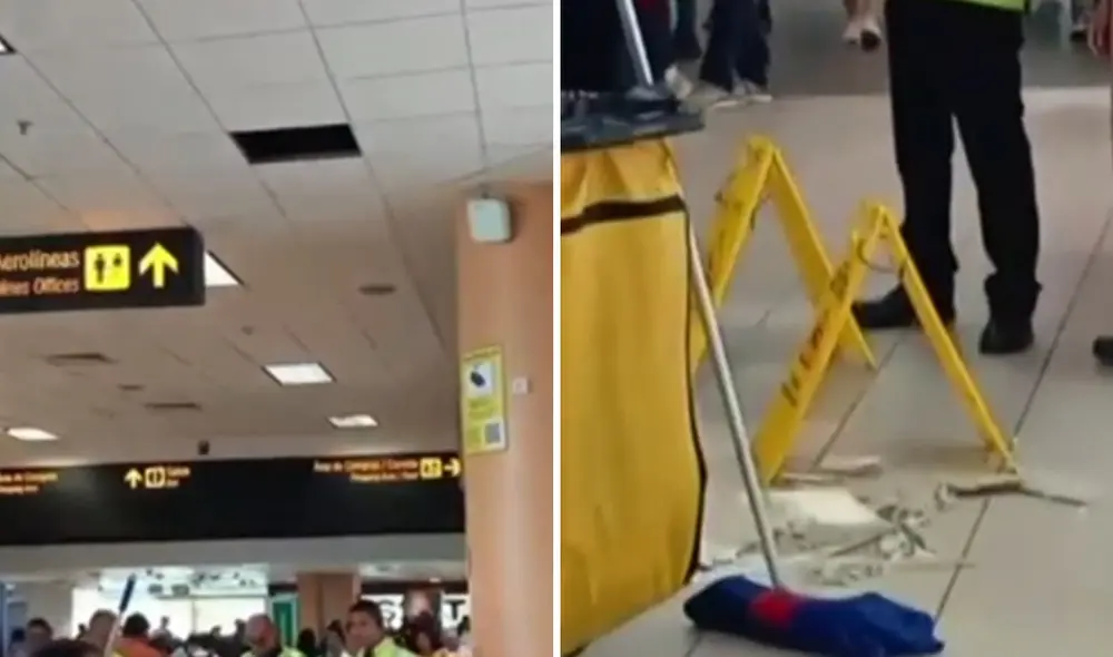Afortunadamente, no hubo heridos, aunque la situación generó temor entre los presentes. Foto: captura/ATV Afortunadamente, no hubo heridos, aunque la situación generó temor entre los presentes. Foto: captura/ATV