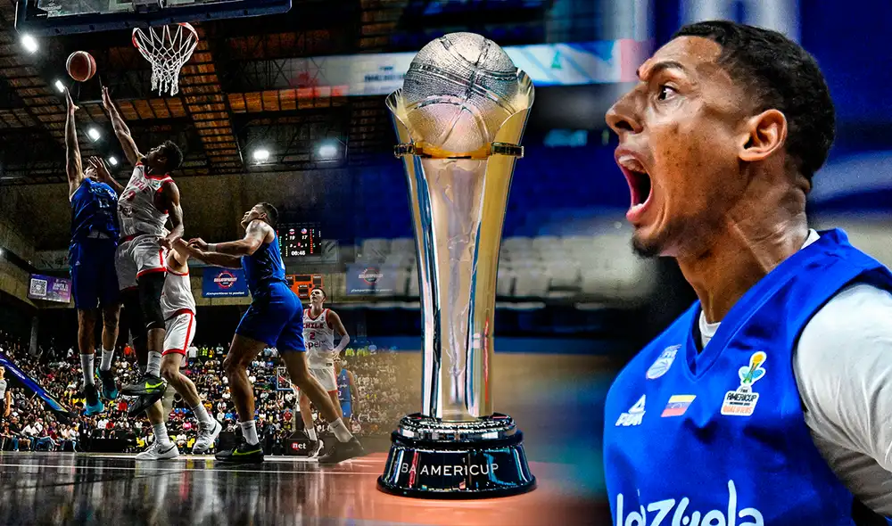 Venezuela clasificó al Americup tras alcanzar el segundo lugar de su grupo. Foto: composición LR/AFP/Polideportivo Alexis Argüello