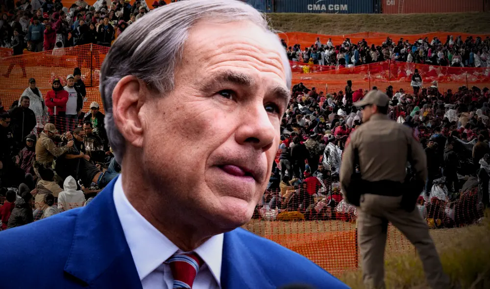 Greg Abbott y fuerzas federales ejecutarán un operativo en Colony Ridge para detener a inmigrantes indocumentados. Foto: composición LR/AFP/CNN