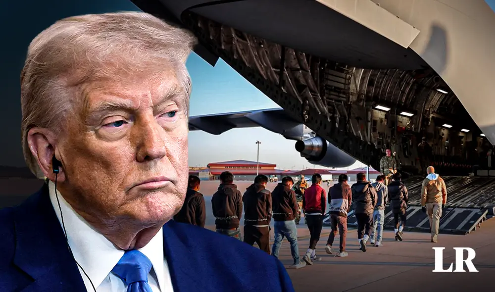 La Casa Blanca reporta una caída "histórica" de los cruces ilegales en la frontera de EE. UU. Composición: Jazmin Ceras / LR / AFP