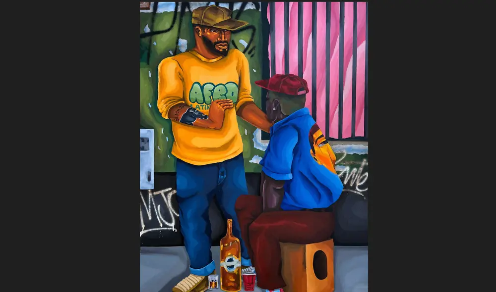 "Por las esquinas del barrio".