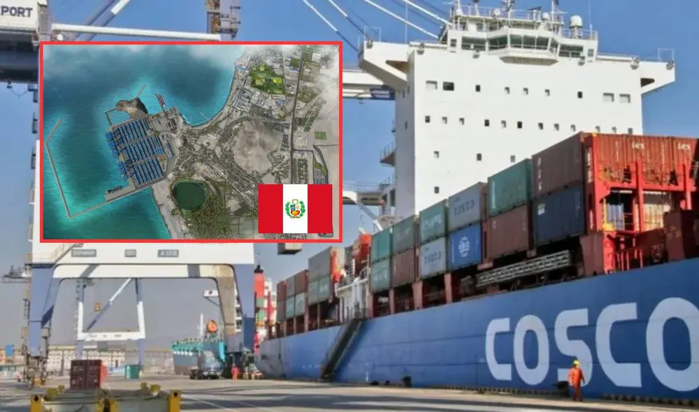 El Puerto de Chancay fue inaugurado en noviembre de 2024 y promete ser el próximo hub de Sudmérica. Foto: Andina/DFSUD