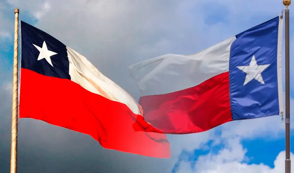 Hay similitudes entre la bandera de Texas y Chile que muchos ciudadanos se siguen preguntado por qué. Foto: composición LR/Al Día Dallas Hay similitudes entre la bandera de Texas y Chile que muchos ciudadanos se siguen preguntado por qué. Foto: composición LR/Al Día Dallas