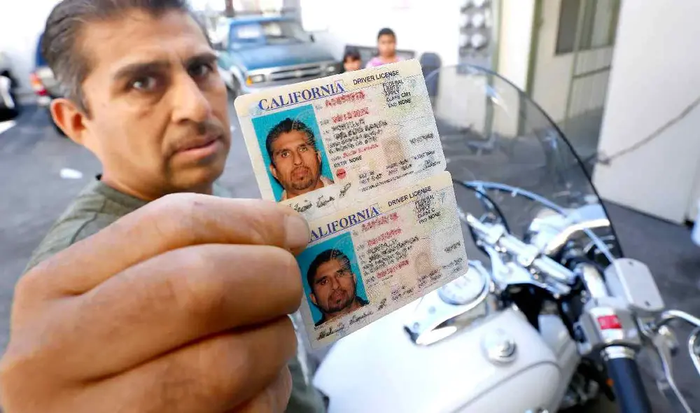 Licencia de conducir para motos en California. Foto: CNN
