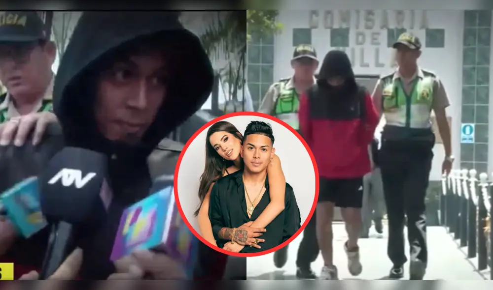 César Vega fue intervenido por la policía tras ser denunciado por violencia contra Suheyn Cipriani. Foto: Composición LR/Willax/Instagram