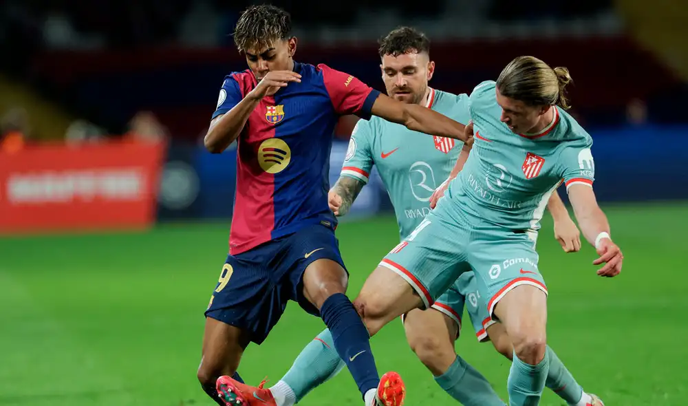 Barcelona y Atlético de Madrid se enfrentaron por la ida de las semifinales de la Copa del Rey. Foto: AFP Barcelona y Atlético de Madrid se enfrentaron por la ida de las semifinales de la Copa del Rey. Foto: AFP