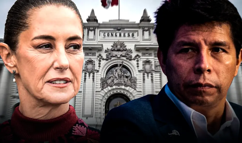 Fujimorismo busca declarar a Claudia Sheinbaum como persona no grata. Foto: composición LR