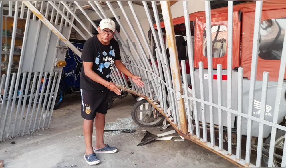 Estructura de la vivienda terminó dañada. Foto: Almendra Ruesta/La República