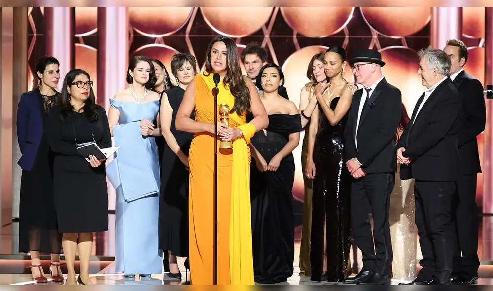 "Emilia Pérez" triunfó en los Golden Globes. Photo: The Hollywood Reporter