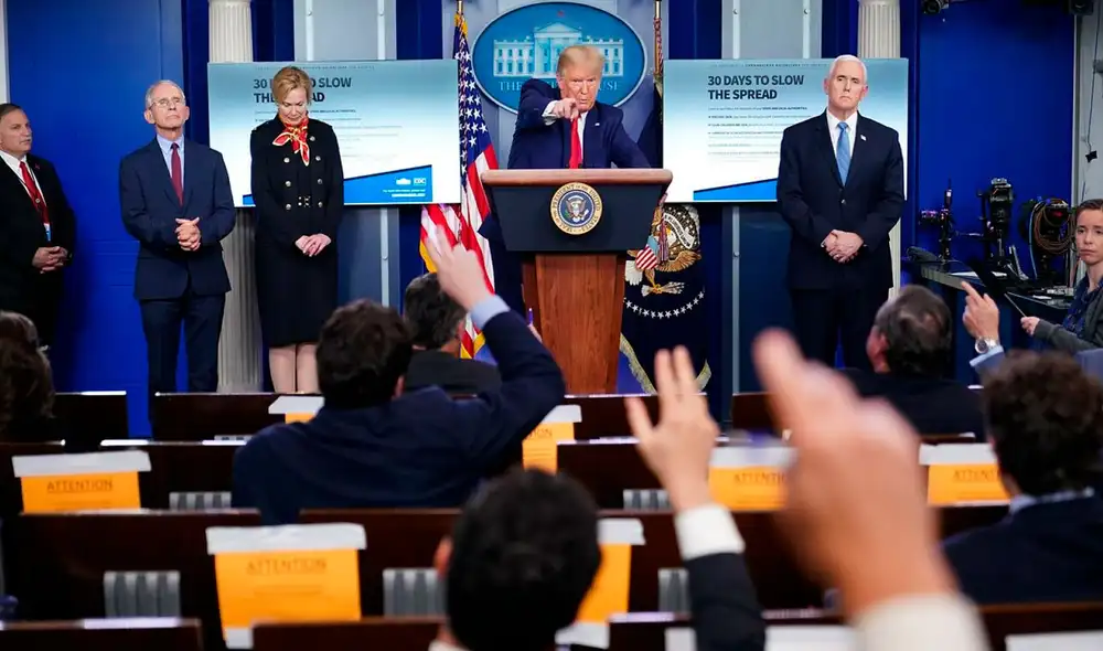 Organismos de prensa advierten que la Casa Blanca al elegir periodistas pone en riesgo la libertad informativa. Foto: RTVE.es