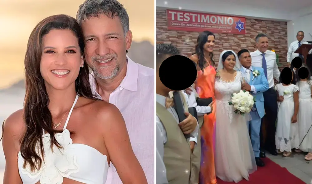 María Pía y su esposo Samuel Dyer demostraron el gran cariño que le tienen a Sonia. Foto: Composición LR/Instagram/TikTok