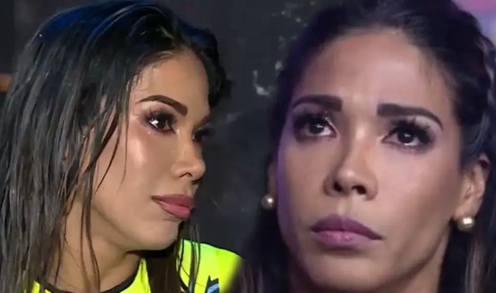 Karen Dejo relató cómo ocurrió el incidente en su hogar. Foto: composición LR/América TV