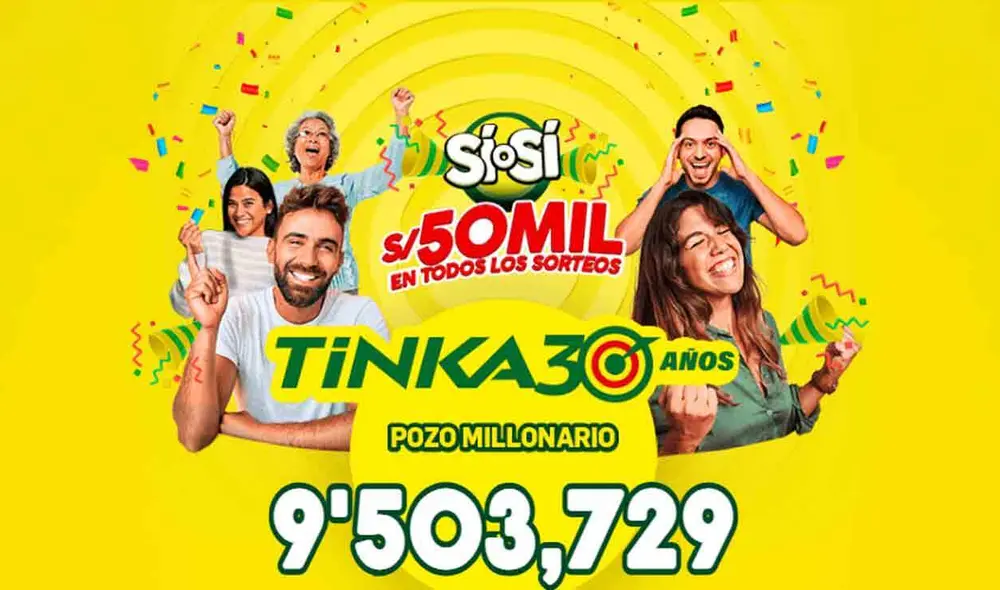 Conoce los números ganadores de La Tinka para HOY, 26 de febrero. Foto: La Tinka.