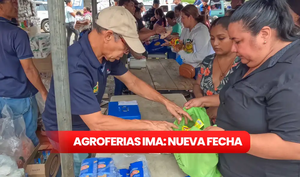 Las Agroferias IMA promueven el consumo local y el acceso a productos de la canasta básica a cómodos precios. Foto: composición LR / IMA X