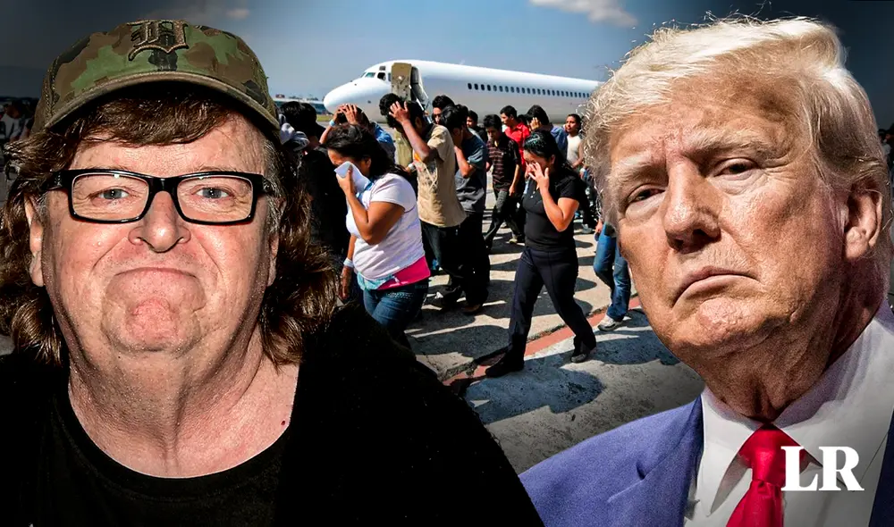 Las declaraciones del cineasta Michael Moore sobre deportaciones en EE. UU. provocaron una enérgica respuesta de la Casa Blanca. Foto: Composición de Jazmin Ceras/LR/USA Today/CNN/El Confidencial