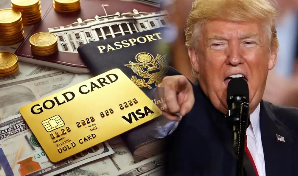 Trump anunció la creación de la Gold Card y sus beneficios. Foto: Lr/CNN