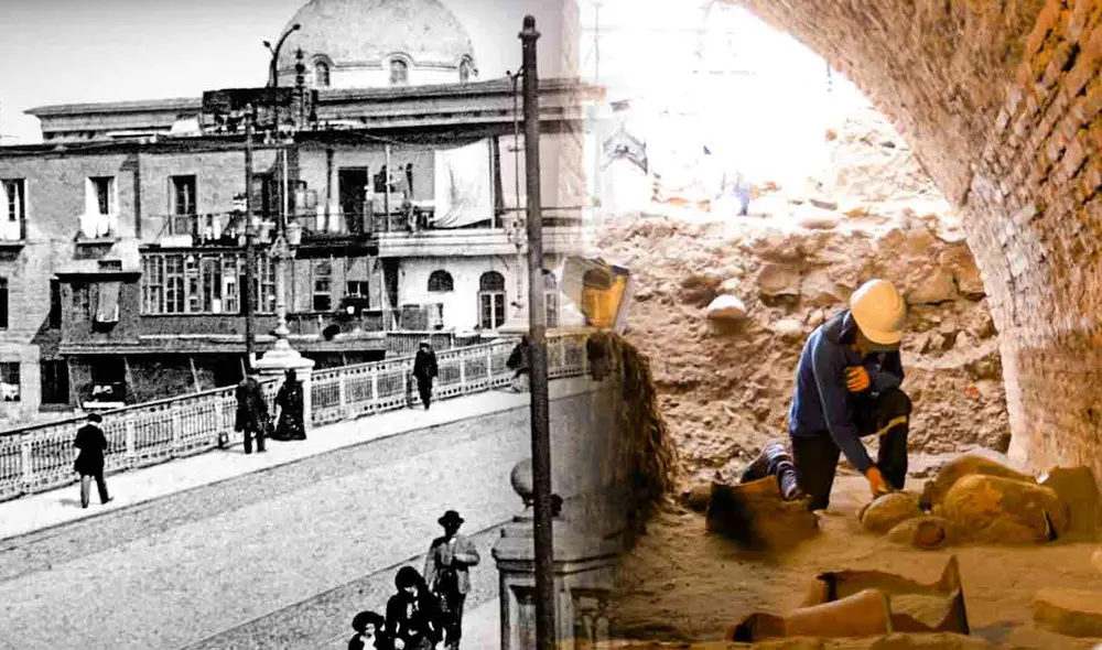 El Arco del Puente resurge tras más de un siglo: el hallazgo que podría cambiar la historia del Centro de Lima. Foto: composición LR/Prolima El Arco del Puente resurge tras más de un siglo: el hallazgo que podría cambiar la historia del Centro de Lima. Foto: composición LR/Prolima