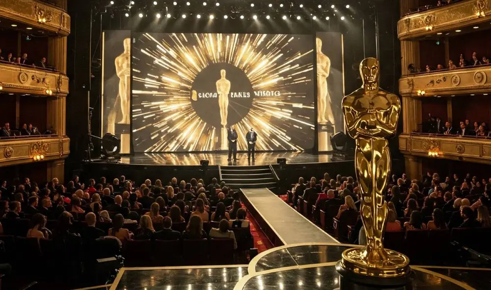 Guía de horarios para ver los Premios Oscar 2025. Foto:  IA
