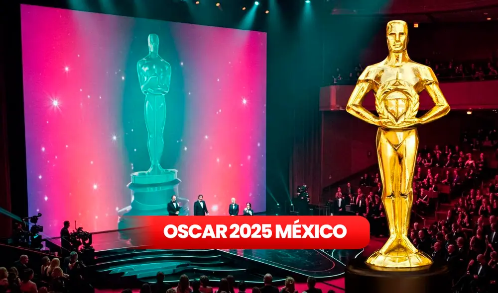 Horario para ver Oscar 2025 en México. Foto: Composición IA/LR