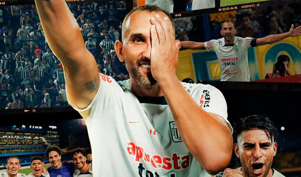 Hernán Barcos anotó el gol de Alianza Lima en La Bombonera ante Boca Juniors vistiendo la camiseta blanca. Foto: Conmebol Libertadores/X Hernán Barcos anotó el gol de Alianza Lima en La Bombonera ante Boca Juniors vistiendo la camiseta blanca. Foto: Conmebol Libertadores/X