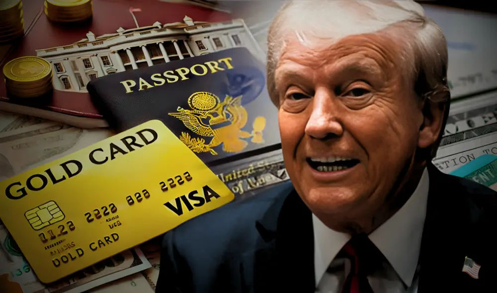 La Gold Card de Donald Trump ofrecería la Green Card a inversionistas extranjeros a cambio de 5 millones de dólares. Foto: composición LR/AFP La Gold Card de Donald Trump ofrecería la Green Card a inversionistas extranjeros a cambio de 5 millones de dólares. Foto: composición LR/AFP