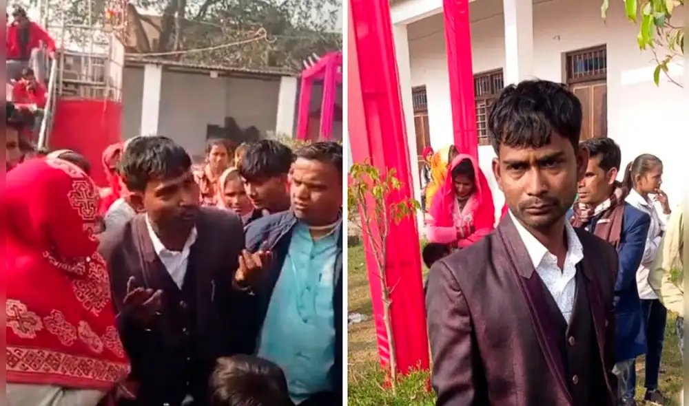 La situación se tornó tensa cuando el hombre confundió a su prometida con otra mujer. Foto: Composición LR/Bstvlive La situación se tornó tensa cuando el hombre confundió a su prometida con otra mujer. Foto: Composición LR/Bstvlive