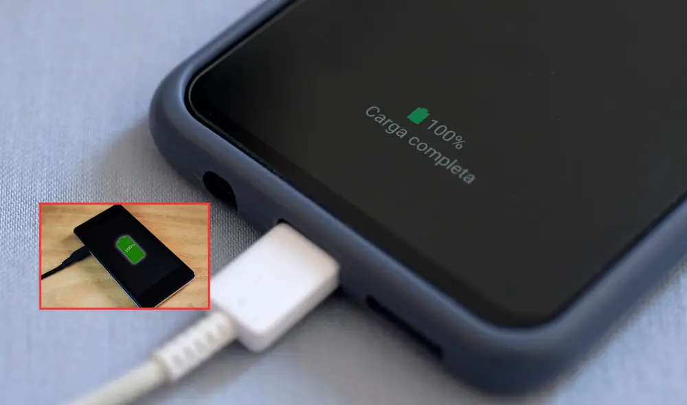 Muchos expertos en tecnología y baterías afirman que cargar el celular hasta el 100% de manera constante puede reducir la vida útil de la batería a largo plazo. Foto: composición LR/Semana.com/América TV