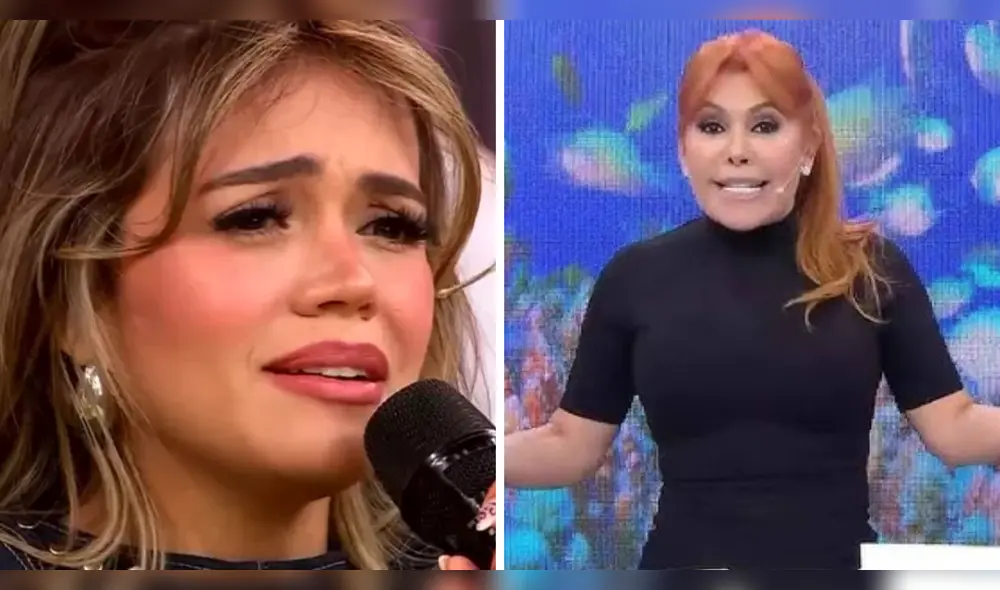 Las declaraciones de Magaly Medina sobre Mayra Goñi han generado polémica en redes. Foto: Composición LR/América/ATV