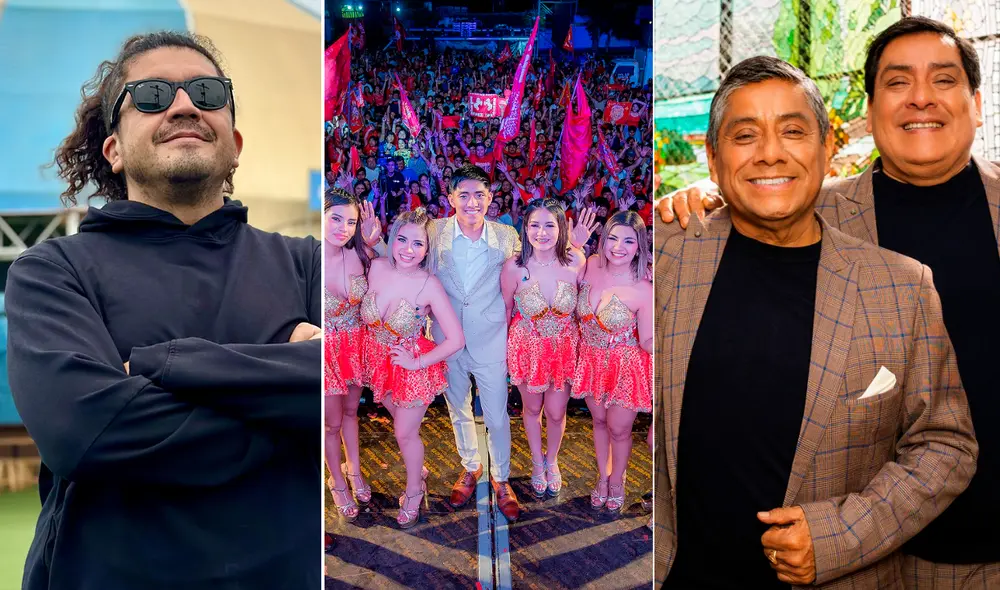 Mauricio Mesones, La Bella Luz, Hermanos Yaipén viajarán a Cajamarca para sus carnavales. Fotos: Facebook.