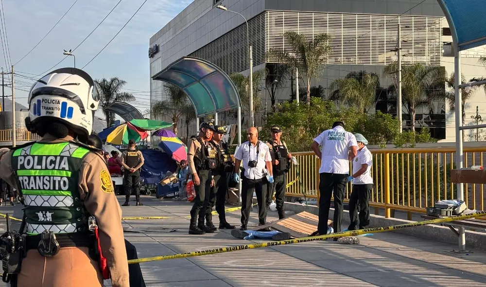Hombre asesinado en avenida Circunvalación de San Luis. Foto: Grecia Infante/LR