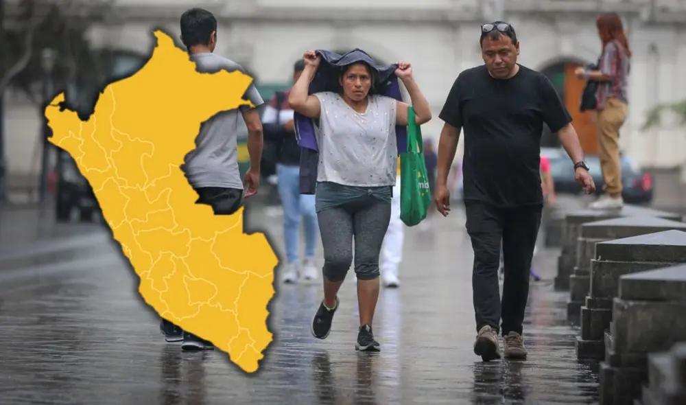 Senamhi advierte sobre intensas lluvias en Perú durante marzo y abril. Foto: composición LR/Andina