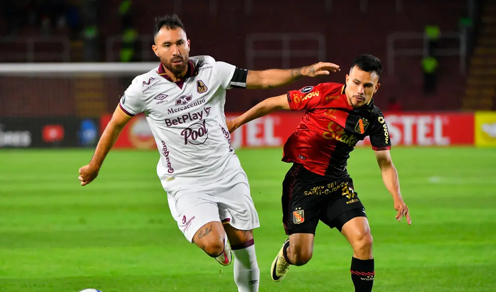 FBC Melgar enfrentó a Deportes Tolima en el Monumental de la UNSA por la Copa Libertadores. Foto: Conmebol FBC Melgar enfrentó a Deportes Tolima en el Monumental de la UNSA por la Copa Libertadores. Foto: Conmebol