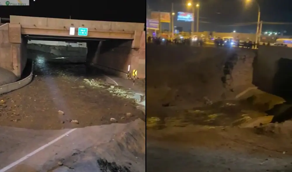 La Municipalidad de Punta Hermosa invocó a los vecinos a mantener la calma ante el huaico que se registra en el distrito. Foto: composición LR