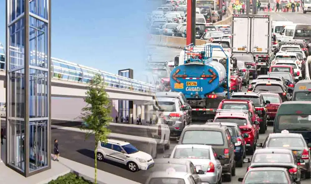 Puente Virgen del Carmen en Av. Faucett. Foto: composición LR/Andina