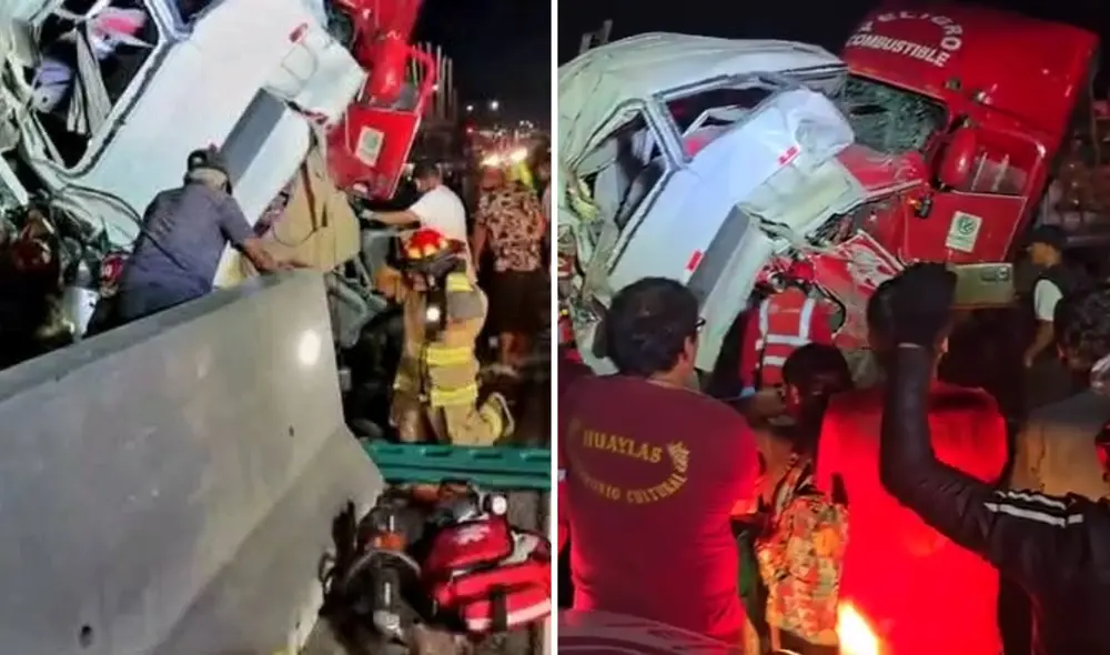 Triple choque en Chancay deja un saldo preliminar de 3 fallecidos. Foto: Composición LR Triple choque en Chancay deja un saldo preliminar de 3 fallecidos. Foto: Composición LR