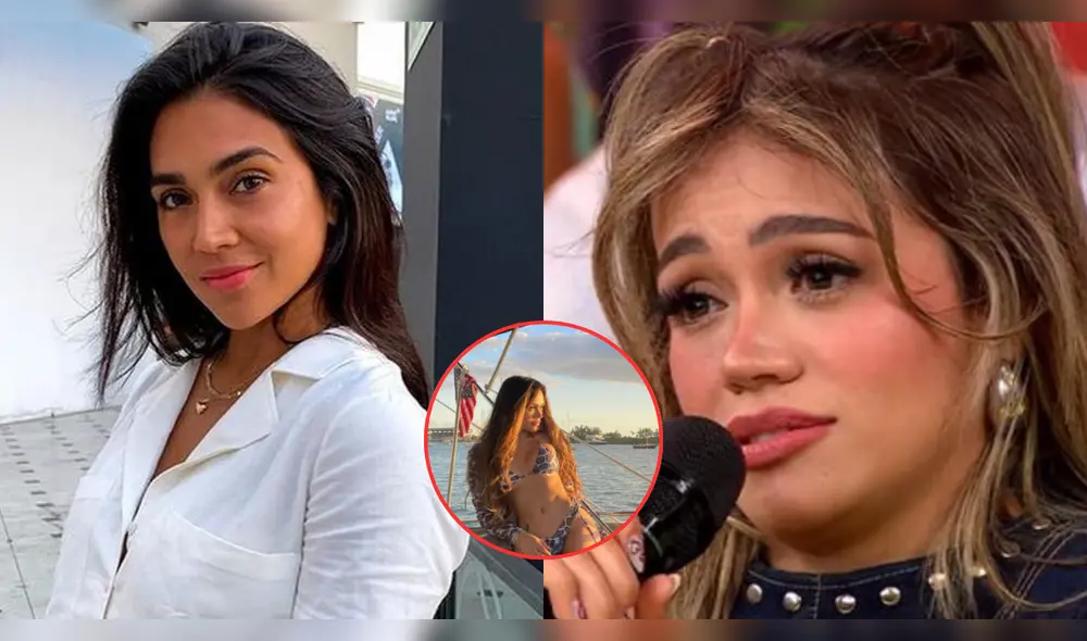 Vania Bludau aclaran en cómo funciona la tarjeta OTH que Mayra Goñi utiliza en Miami. Foto: Composición LR/Instagram/América