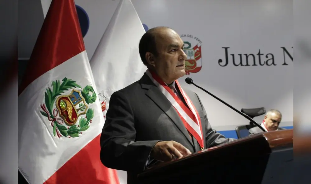 Gino Ríos Patio, presidente de la Junta Nacional de Justicia