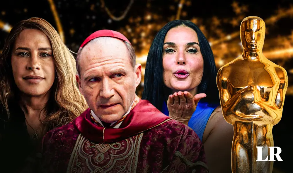 Entre las nominadas al Oscar 2025 están 'La Sustancia', 'Cónclave' y 'Emilia Pérez'. Foto: composición LR