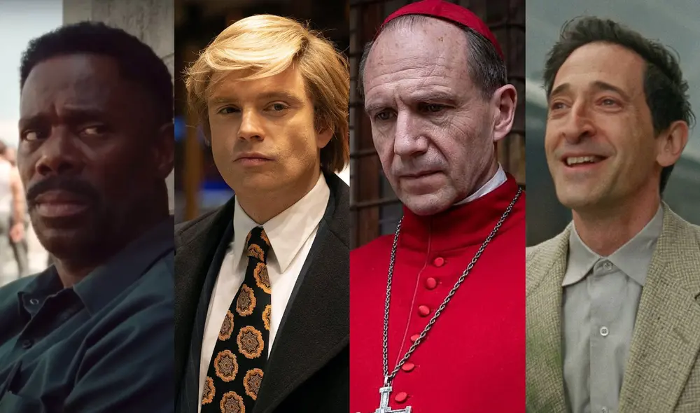 Colman Domingo, Sebastian Stan, Timothée Chalamet, Ralph Fiennes y Adrien Brody disputaron el premio a mejor actor en los Oscar 2025. Foto: Composición LR/difusión