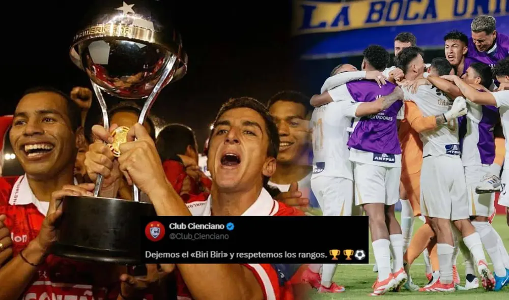 Cienciano ganó la Copa Sudamericana en 2003 ante River Plate y la Recopa en 2004 contra Boca Juniors. Foto: composición LR/Cienciano/Alianza Lima/captura