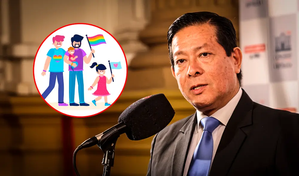 Eduardo Arana Ysa contra la adopción por familias homoparentales. Foto: composición LR